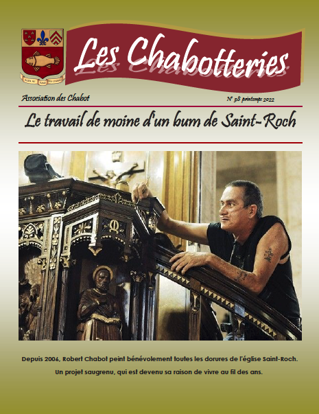 Les Chabotteries - Numéro 58 - Couverture Français | Association des Chabot