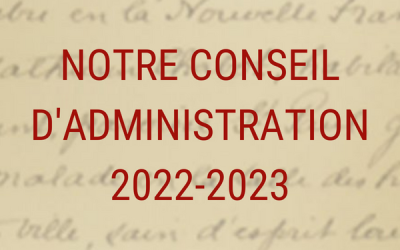 Le conseil d’administration de l’Association des Chabot pour 2022
