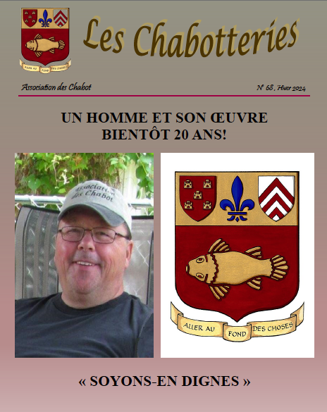 Les Chabotteries - Numéro 58 - Couverture Français | Association des Chabot