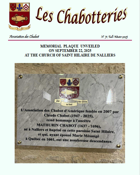 Les Chabotteries issue 61 - Cover